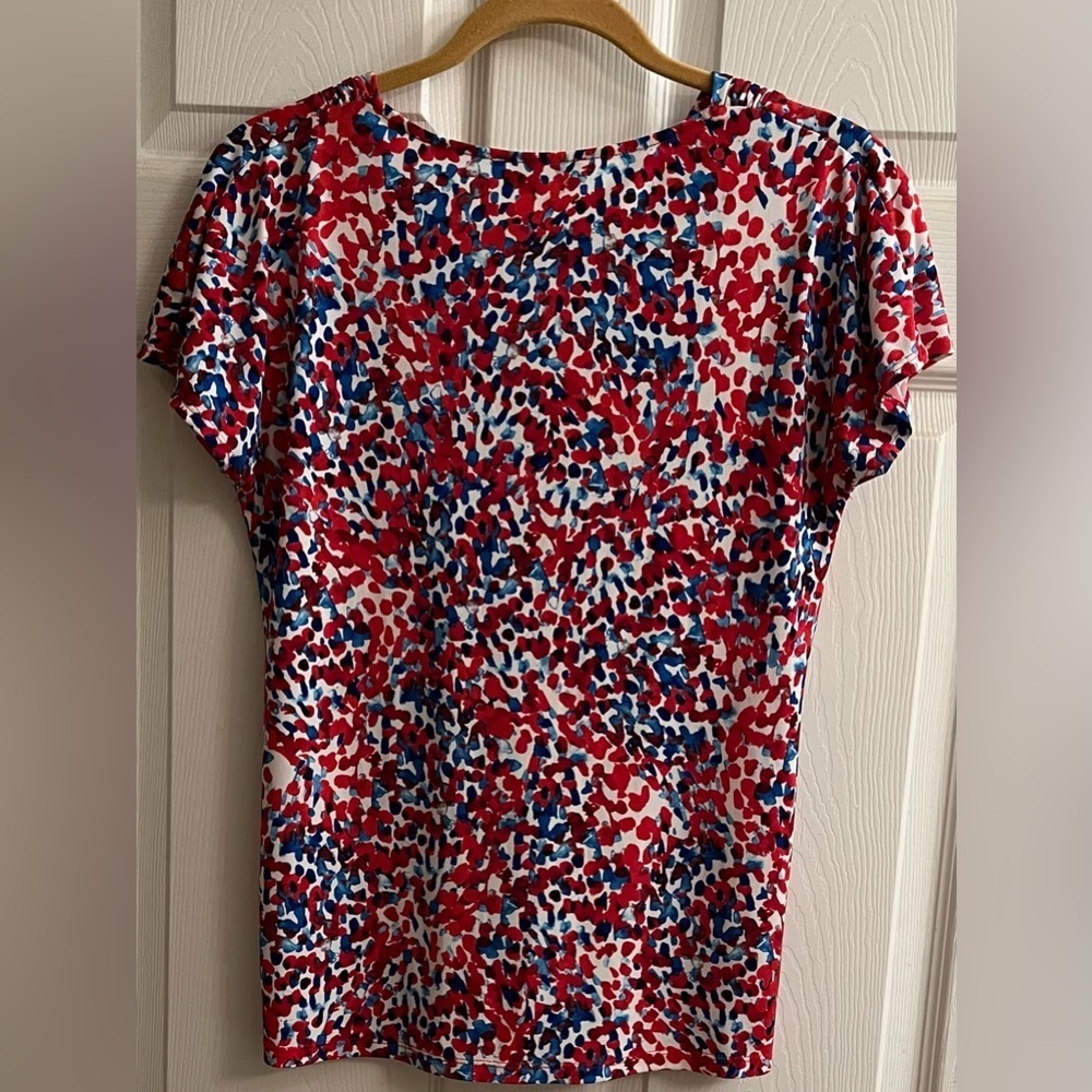 CHAUS NY~VIBRANT BLOUSE~M - Picture 6 of 8